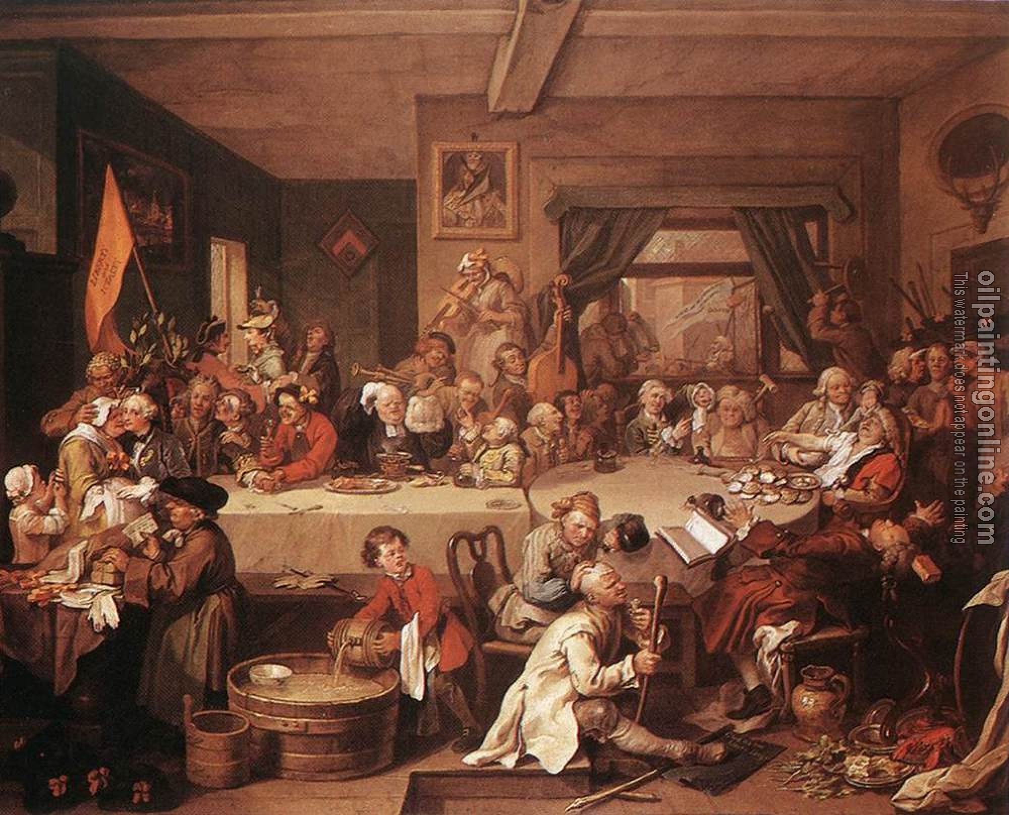 Hogarth, William - An Election Entertainment